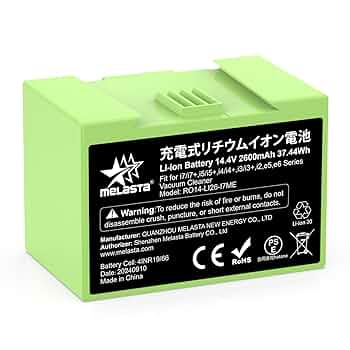 iRobot ルンバi7+ 分解整備済☆バッテリー良好 I7 14.4V 2900mAh i7 バッテリー交換用 iRobot ルンバ e および